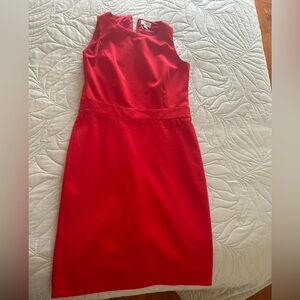 Jcrew 00 red pencil skirt dress worn ones clean home